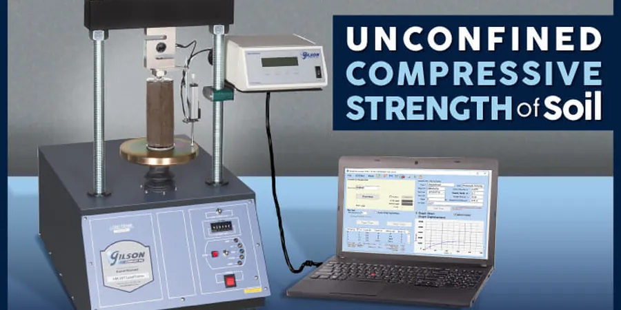 Illustrative image of Unconfined compression test (UCS) in Modesto