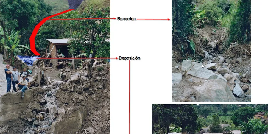 Illustrative image of Debris flow analysis in Modesto