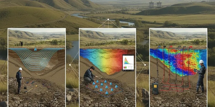 Illustrative image of Seismic tomography (refraction/reflection) in Modesto